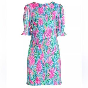 NWT Size 4 Lilly Pulitzer Adley Puff Sleeve Minidress
